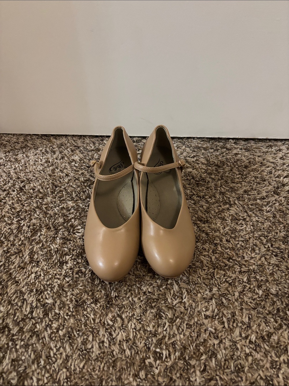 Women’s Mary Jane Character/Dance Show in Nude Beige